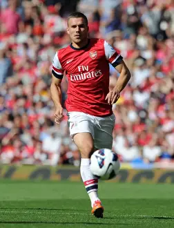 Lukas Podolski Scores in Arsenal's Thrilling 6-1 Victory over Southampton