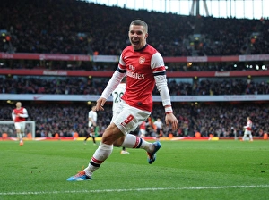 Arsenal V Liverpool - FA Cup 2013-14 Prints: Lukas Podolski's Brace: Arsenal vs. Liverpool, FA Cup 2013-14