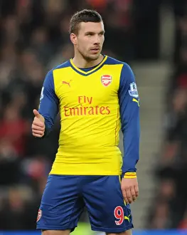 Stoke City V Arsenal 2014-15 Prints: Lukas Podolski's Brilliant Performance at Stoke City (2014-15)