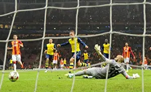 Lukas Podolski's Double Strike: Arsenal's Victory Over Galatasaray in UEFA Champions League (2014/15)