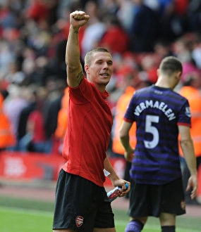 Lukas Podolski's Goal: Liverpool vs. Arsenal, Premier League 2012-13