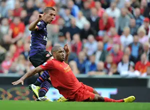 Lukas Podolski's Historic First Goal for Arsenal Against Liverpool at Anfield (2012-13)