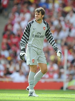 Arsenal V AC Milan 2010-11 Prints: Lukasz Fabianski (Arsenal). Arsenal 1: 1 AC Milan. Emirates Cup, pre season