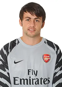 Previous Season Players Prints: Lukasz Fabianski (Arsenal). Arsenal 1st Team Photocall and Membersday. Emirates Stadium