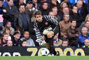 Chelsea v Arsenal 2010-11 Collection: Lukasz Fabianski (Arsenal). Chelsea 2: 0 Arsenal. Barclays Premier League