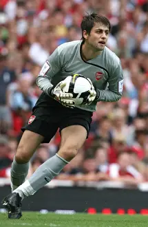 Arsenal V Juventus Prints: Lukasz Fabianski: Arsenal's Unyielding Guardian vs Juventus at Emirates Cup, 2008
