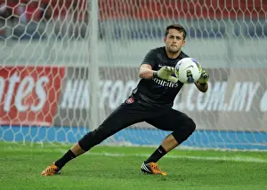 Malaysia XI V Arsenal 2012-13 Prints: Lukasz Fabianski Gears Up: Arsenal's Pre-Season Training in Malaysia (2012-13)