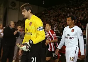 Lukasz Fabianski and Gilberto (Arsenal)