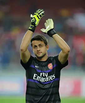 Lukasz Fabianski Prepares for Arsenal's 2012-13 Malaysia Tour Match