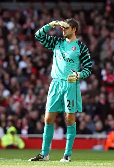 Arsenal V West Ham United 2010-11 Prints: Lukasz Fabianski's Heroics: Arsenal's 1-0 Victory Over West Ham United in the Premier League