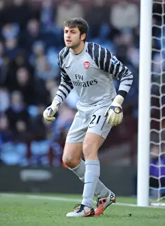 Aston Villa V Arsenal 2010-11 Prints: Lukasz Fabianski's Unforgettable Night: Arsenal's 4-2 Triumph over Aston Villa (November 2010)