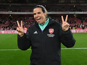 Arsenal Women V Tottenham Hotspur 2021-22 Prints: Lydia Williams Emotional Reaction: Arsenal Women Celebrate FA WSL Victory Over Tottenham Hotspur