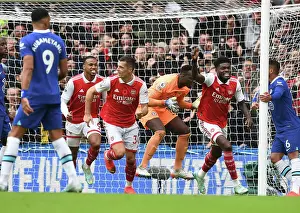 Magalhaes, Partey, Xhaka: Arsenal's Triumphant Goal Celebration vs. Chelsea (2022-23)