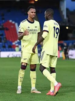 Magalhaes and Pepe: Arsenal's Goal Celebration vs Crystal Palace (May 2021)