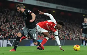 Arsenal V Southampton EFL Cup 2016-17 Prints: Maitland-Niles and McQueen Shine as Southampton Tops Arsenal in EFL Cup Quarterfinal