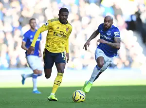 Everton V Arsenal 2019-20 Prints: Maitland-Niles vs. Delph: Battle at Goodison Park - Everton vs