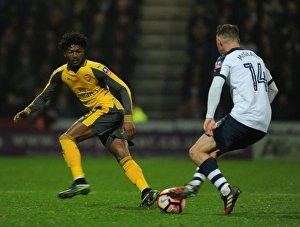 Preston North End V Arsenal - FA Cup - 2017 Prints: Maitland-Niles vs McGeady: A FA Cup Third Round Battle