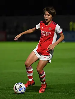 Mana Iwabuchi in Action: Arsenal Women Take on Slavia Prague in UEFA Champions League