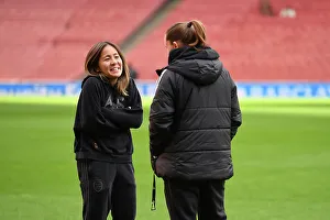 Arsenal Women V Chelsea Women 2022-23 Prints: Mana Iwabuchi in Action: Arsenal Women vs