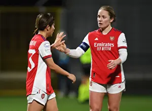 Hoffenhiem V Arsenal Women 2021-22 Prints: Mana Iwabuchi Scores, Arsenal WFC Tops Hoffenheim in UEFA Women's Champions League