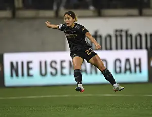 FC Zurich Frauen V Arsenal Women 2022-23 Prints: Mana Iwabuchi Scores Nineth Goal: Arsenal Women Crush FC Zurich in UEFA Champions League