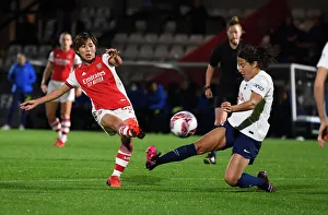 Arsenal Women V Tottenham Hotspur Women - FA Cup 2021-22 Prints: Mana Iwabuchi Scores the Opener: Arsenal Women Advance in FA Cup Quarterfinal vs
