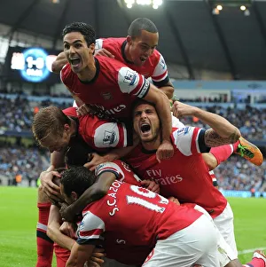 Manchester City v Arsenal 2012:13 Gallery: Manchester City v Arsenal - Premier Leagu