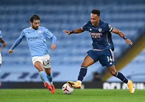 Manchester City V Arsenal 2020-21 Prints: Manchester City vs Arsenal: Aubameyang vs Bernardo Silva Clash in Premier League Showdown
