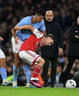 Manchester City V Arsenal 2022-23 Prints: Manchester City vs Arsenal: Trossard vs Rodrigo - Emirates FA Cup Fourth Round Clash