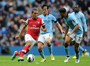 Manchester City vs Arsenal: Walcott vs Silva - Premier League's Intense Rivalry (1-1)