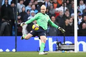 Manchester City V Arsenal 2008-09 Prints: Manchester City's Triumph: 3-0 Crush of Arsenal - Manuel Almunia's Disappointing Day
