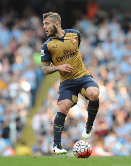 Manchester City V Arsenal 2105-16 Prints: Manchester Derby Showdown: Wilshere vs. City (May 2016)