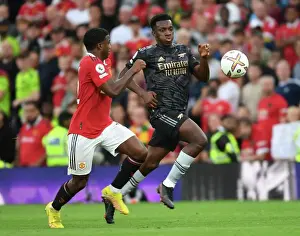 Manchester United V Arsenal 2022-23 Prints: Manchester United vs Arsenal: Nketiah vs Malacia Clash in Premier League Showdown