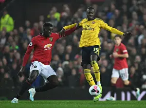 Manchester United V Arsenal 2019-20 Prints: Manchester United vs Arsenal: Pepe vs Tuanzebe Clash in Premier League Showdown
