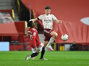 Manchester United V Arsenal 2020-21 Prints: Manchester United vs Arsenal: Tierney vs Wan-Bissaka Clash in Empty Old Trafford