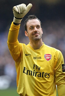 Arsenal v Chelsea, Carling Cup Final Gallery: Manuel Alminia (Arsenal)