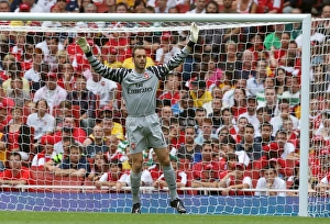 Manuel Almunia (Arsenal). Arsenal 3: 2 Celtic. Emirates Cup Pre Season. Emirates Stadium