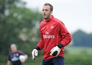 Images Dated 7th July 2010: Manuel Almunia (Arsenal). Arsenal Training Ground, London Colney, Hertfordshire, 7 / 7 / 2010