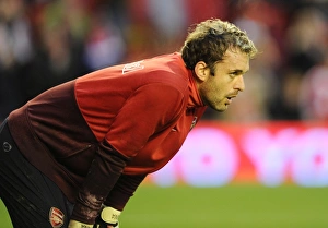 Liverpool v Arsenal 2009-10 Gallery: Manuel Almunia (Arsenal). Liverpool 1: 2 Arsenal, Barclays Premier League