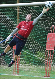 Manuel Almunia at Arsenal Training Camp, Austria, 2010