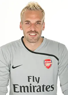Previous Season Players Prints: Manuel Almunia: Arsenal's First Team Goalkeeper at Emirates Stadium (August 2008)