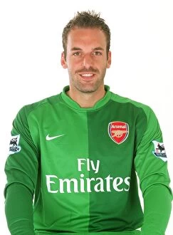 Images Dated 6th September 2006: Manuel Almunia: Arsenal's Newest First Team Goalkeeper