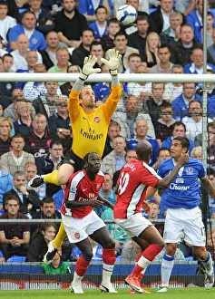 Almunia Manuel Collection: Manuel Almunia and Bacary Sagna (Arsenal)