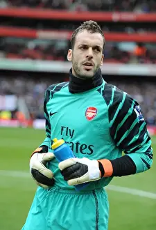 Arsenal V Huddersfield Town - FA Cup Prints: Manuel Almunia Saves the Day: Arsenal Edges Past Huddersfield Town in FA Cup