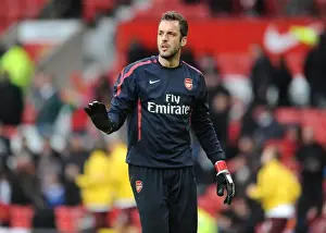 Manchester United V Arsenal FA Cup 2010-11 Prints: Manuel Almunia's Disappointing Performance: Manchester United vs