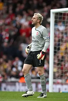 Arsenal V Blackburn Rovers 2008-9 Prints: Manuel Almunia's Shining Performance: Arsenal Crushes Blackburn Rovers 4-0 in Premier League