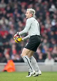 Arsenal V Bolton Wanderers 2008-09 Prints: Manuel Almunia's Shut-Out: Arsenal's 1-0 Triumph Over Bolton Wanderers (10/1/09)