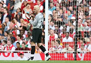 Arsenal V Paris Saint Germain 2007-08 Prints: Manuel Almunia's Triumph: Arsenal 2-1 Paris Saint-Germain, Emirates Cup 2007
