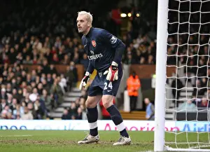 Manuel Almunia's Triumph: Arsenal's 3-0 Victory Over Fulham at Craven Cottage, January 19, 2008