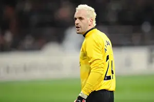 AC Milan V Arsenal 2007-8 Prints: Manuel Almunia's Victory: Arsenal's 2-0 Win Over AC Milan in Champions League